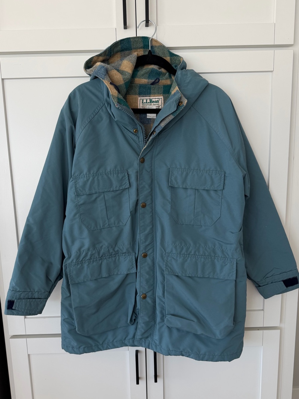 LL Bean Baxter State Parka Wool Lined - Picture 2 of 8